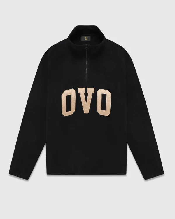 ARCH LOGO QUARTER ZIP SWEATSHIRT