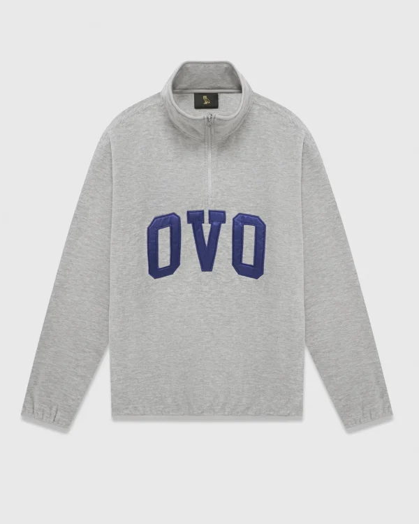 ARCH LOGO QUARTER ZIP SWEATSHIRT