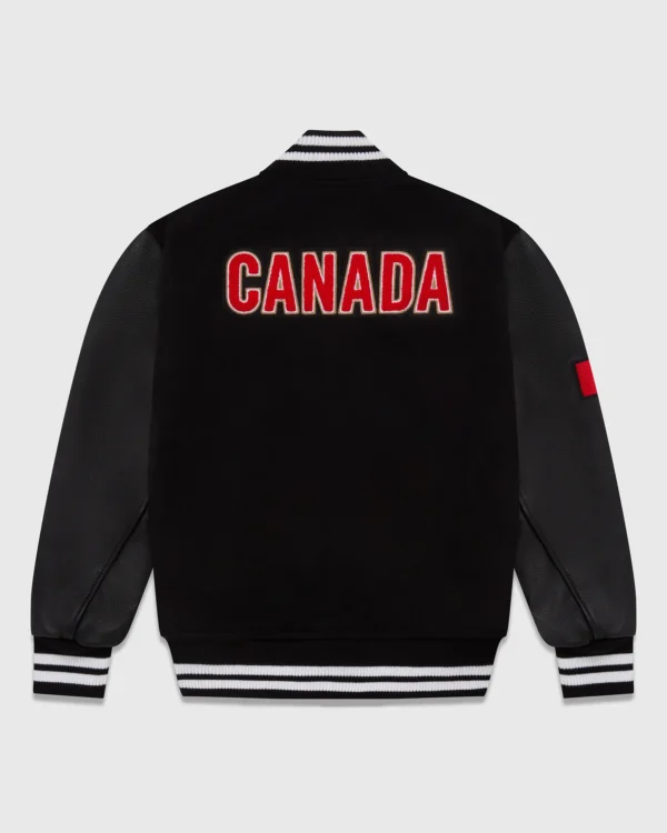 OVO CANADA SKATEBOARD VARSITY JACKET