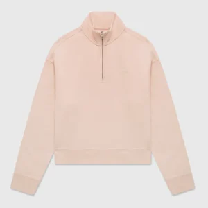 OVO RELAXED QUARTER-ZIP MOCKNECK